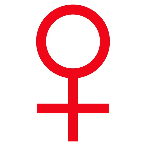 Venus weibliches Symbol Vektor-Symbol — Stockvektor