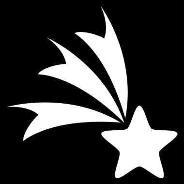 Düşen yıldız vektör simgesi