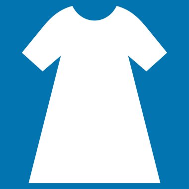 kadın elbise vektör simgesi