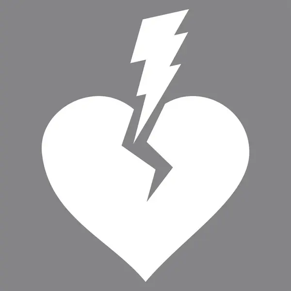 Любовное сердце и векторная икона — стоковый вектор