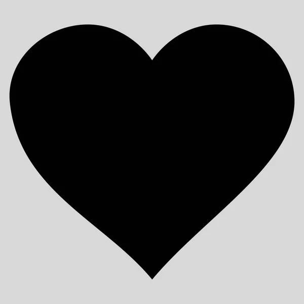 Sevgililer kalp vektör simgesi — Stok Vektör