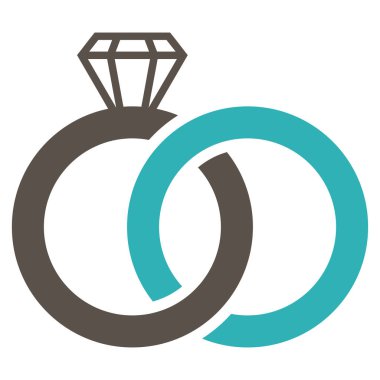 Alyans vektör simgesi