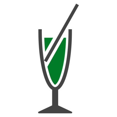 Kokteyl vektör simgesi