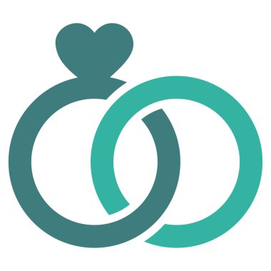 Alyans vektör simgesi