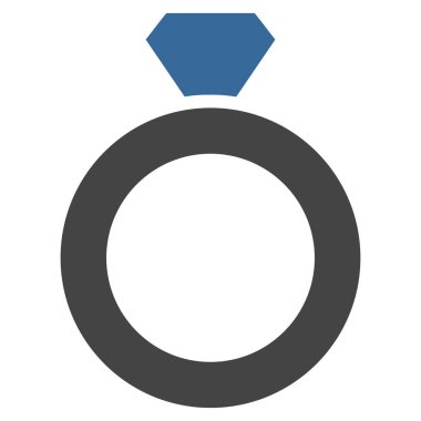 Elmas halka vektör simgesi