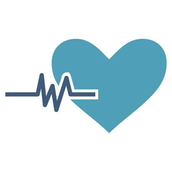 Hart Pulse Vector pictogram — Stockvector