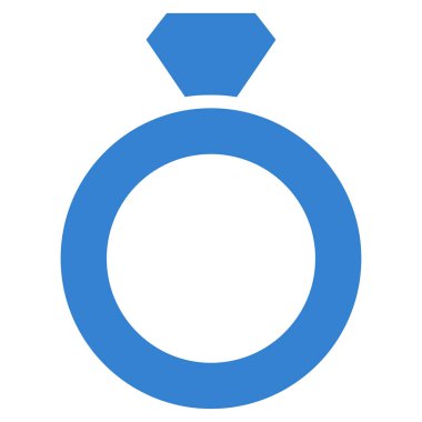 Elmas halka vektör simgesi