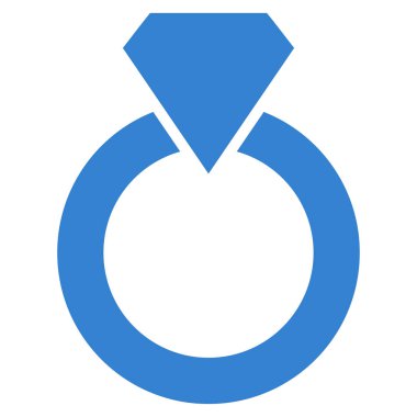 Elmas halka vektör simgesi