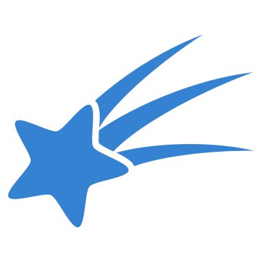 Düşen yıldız vektör simgesi