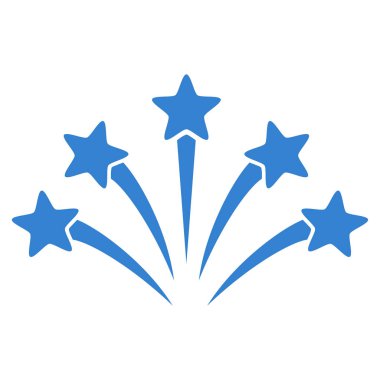 Havai fişek patlama vektör simgesi