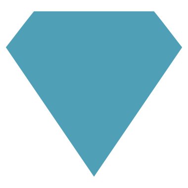 Elmas vektör simgesi