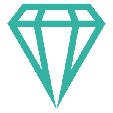 Mücevher vektör simgesi