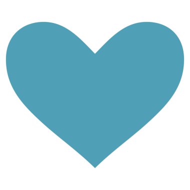 Aşk kalp vektör simgesi