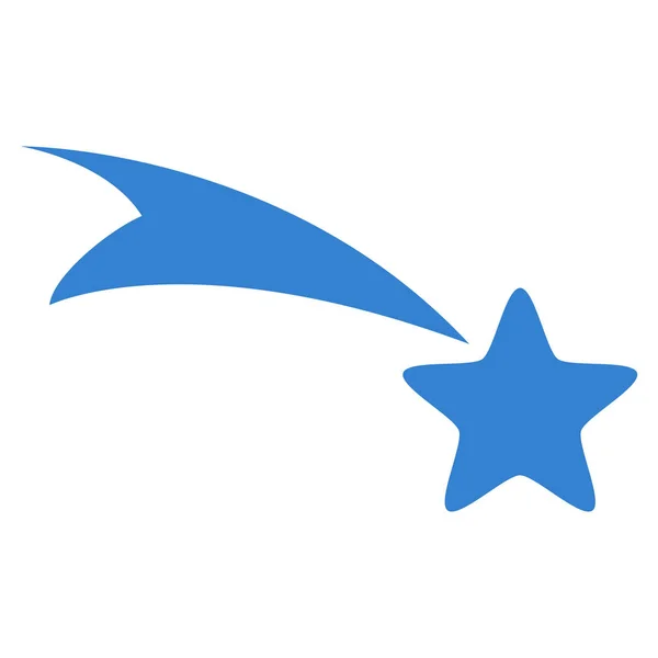 Векторная икона падающей звезды — стоковый вектор