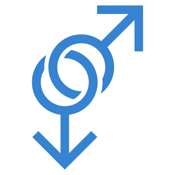 Icône vectorielle de symbole d'amour gay — Image vectorielle