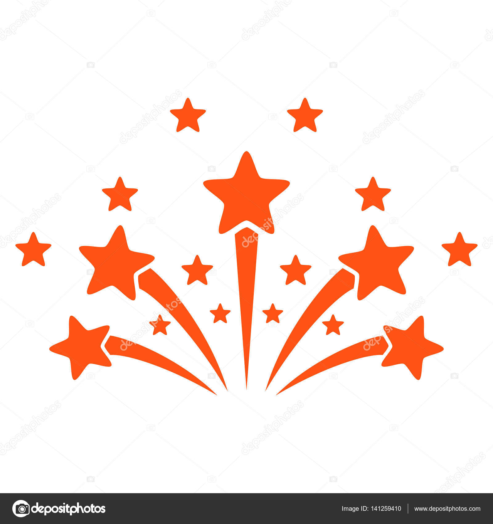 星花火ベクトル アイコン ストックベクター C Anastasyastocks Gmail Com
