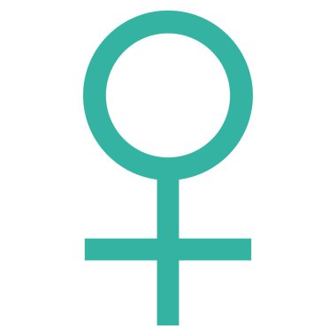 Venüs kadın simge vektör simgesi