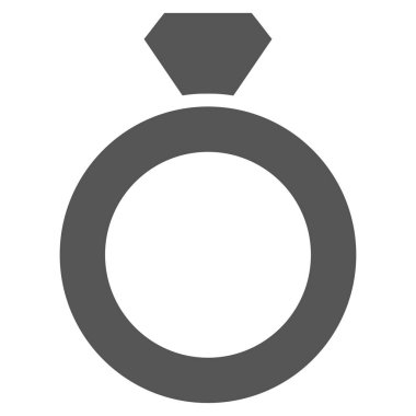 Elmas halka vektör simgesi