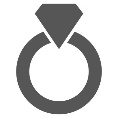 Elmas halka vektör simgesi