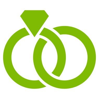 Alyans vektör simgesi