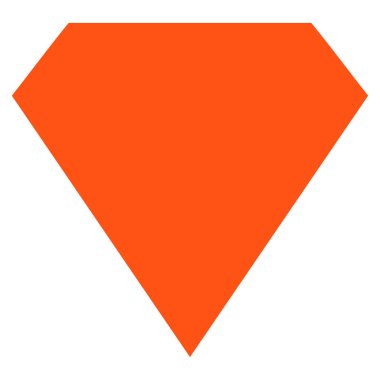 Elmas vektör simgesi