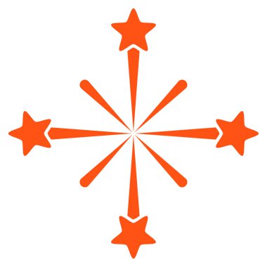 Fireworks vektör simgesi