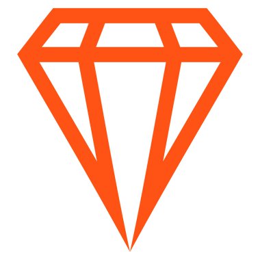 Mücevher vektör simgesi