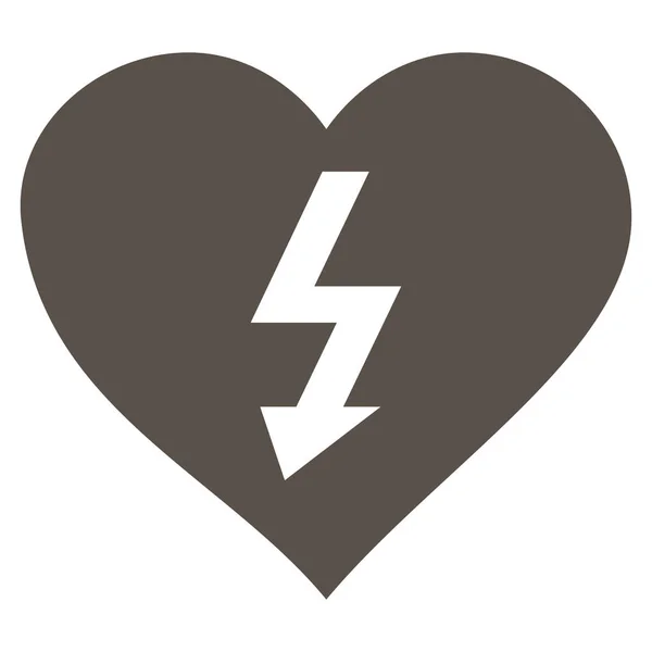 Moc lásky srdce vektorové ikony — Stockový vektor