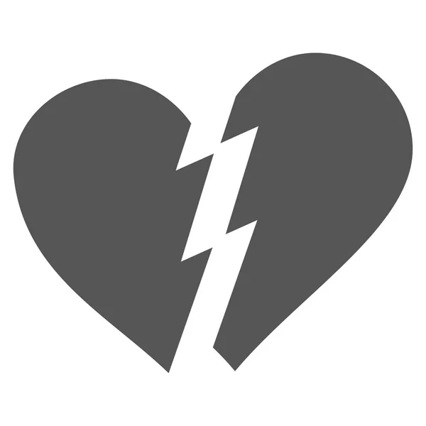 Иконка разбитого сердца — стоковый вектор