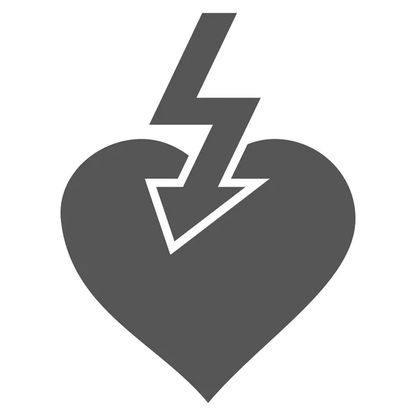 Векторная икона удара сердца — стоковый вектор