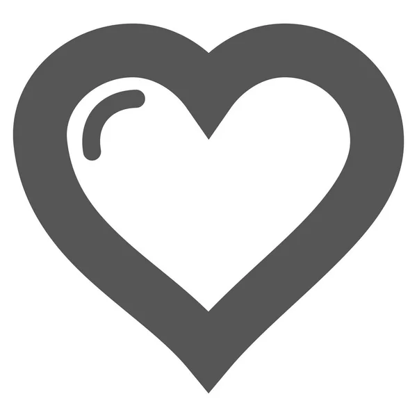 Love Heart Vector Icon — Stock Vector