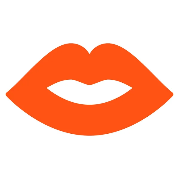 Icône vectorielle des lèvres — Image vectorielle
