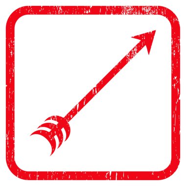 Ok simgesi kauçuk filigran