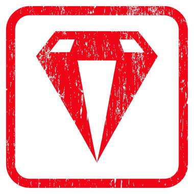 Elmas simgesi kauçuk filigran