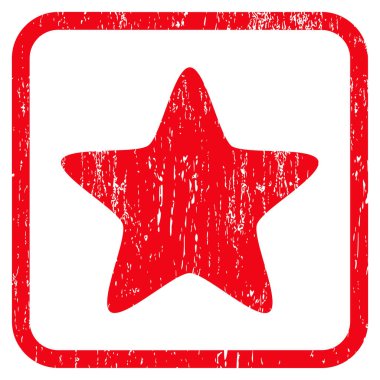 Yıldız simgesi kauçuk filigran