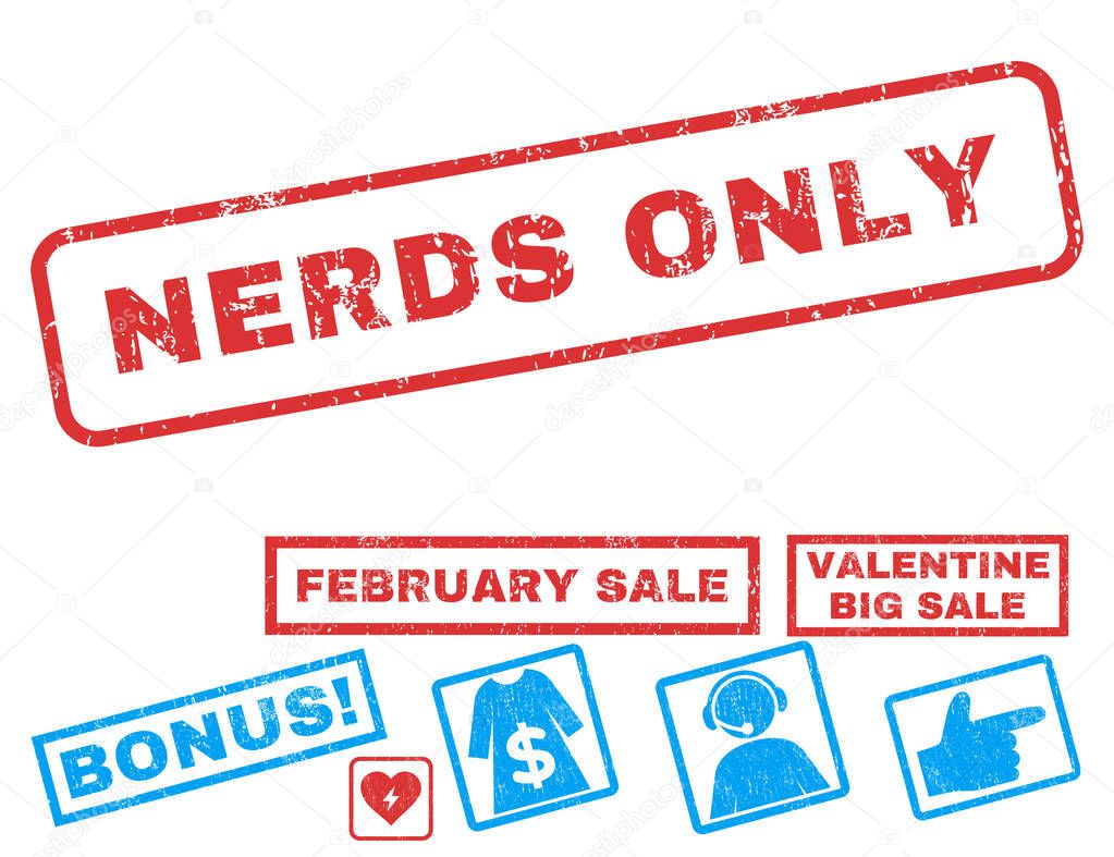 Nerds Only Rubber Stamp with Bonus