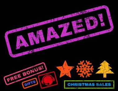 Hayret ünlem lastik damgası