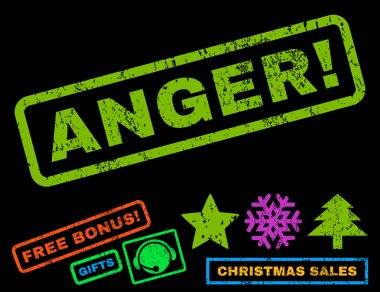 Öfke ünlem lastik damgası