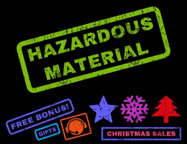 tehlikeli malzeme lastik damgası