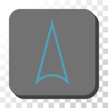 Yuvarlatılmış Kare vektör düğmesini yukarı ok ucu