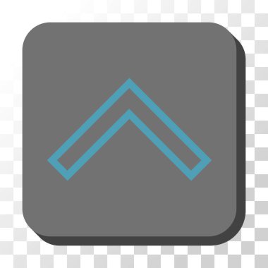 Yuvarlatılmış Kare vektör düğmesini yukarı ok ucu