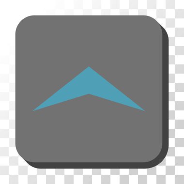 Yuvarlatılmış Kare vektör düğmesini yukarı ok ucu