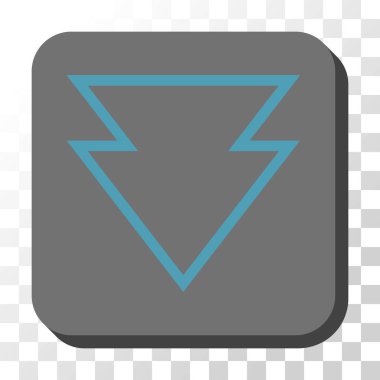 Yuvarlatılmış Kare vektör düğmesini aşağı yön