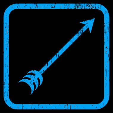 Ok simgesi kauçuk filigran