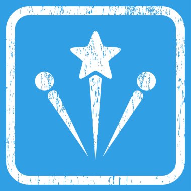 Selam Fireworks simgesini kauçuk filigran