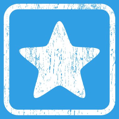 Yıldız simgesi kauçuk filigran