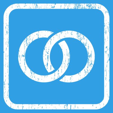 Alyans simgesi kauçuk filigran