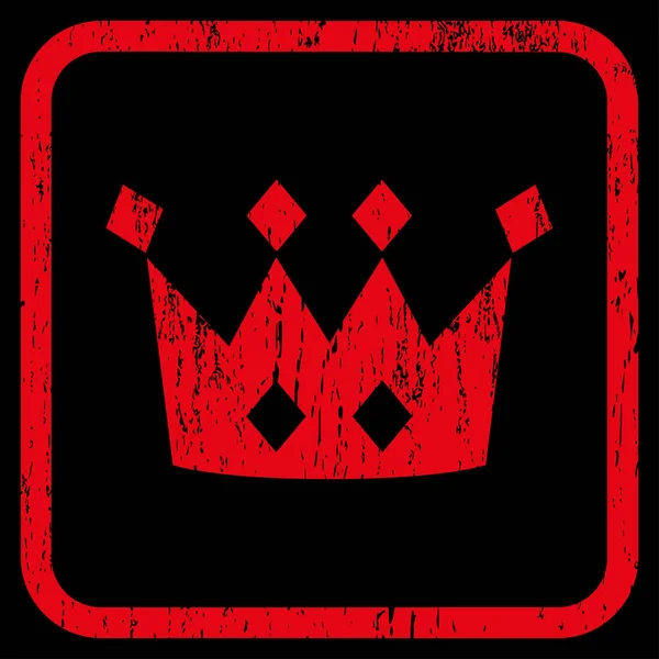 Krone Symbol Gummiwasserzeichen — Stockvektor