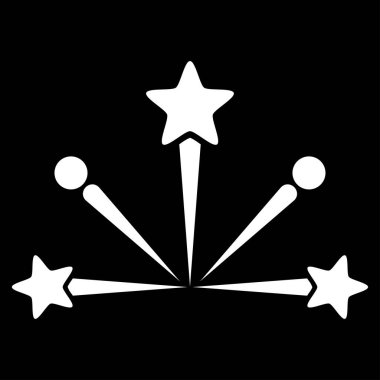 Havai fişek patlama vektör simgesi