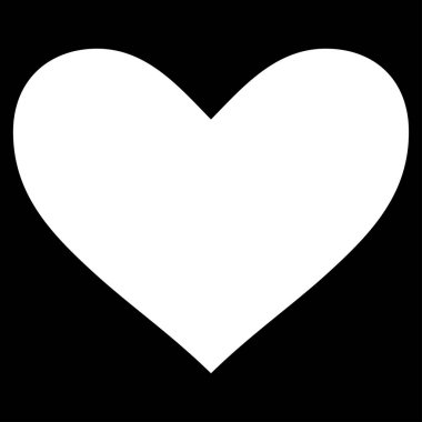 Aşk kalp vektör simgesi